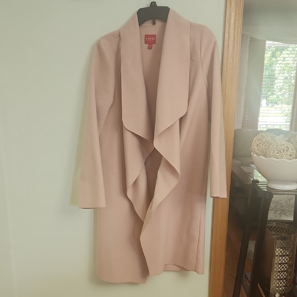 Guess Women's Soft Pink Trench Coat